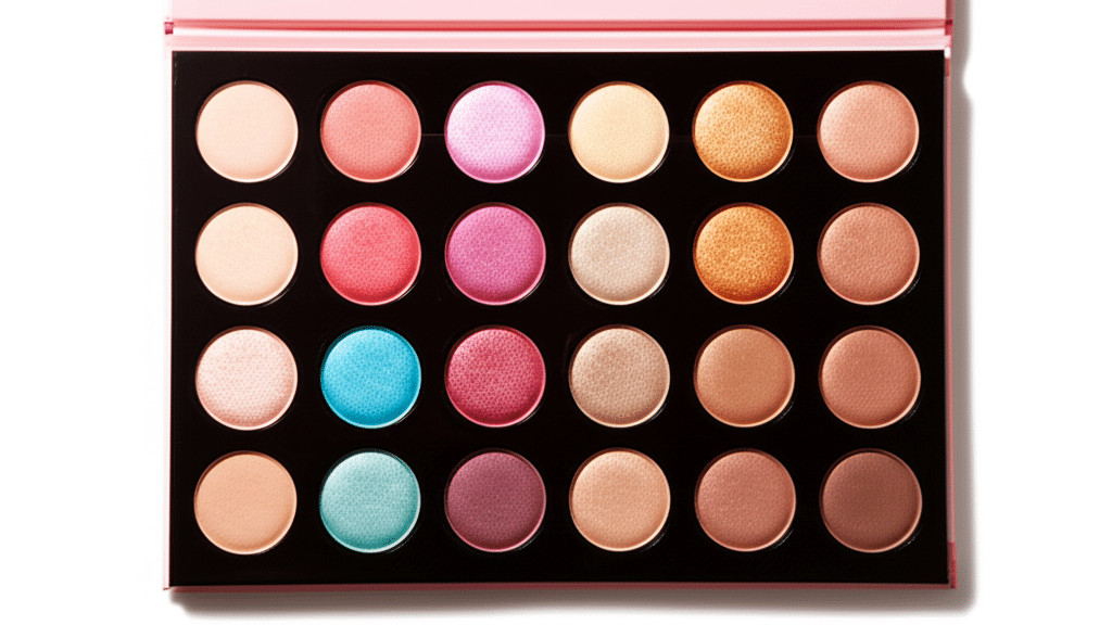 alt="maquiagem profissional feminina com base matte, batom de longa duração e produtos de skincare premium"